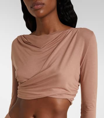 Cropped-Top Jade aus Jersey | Rick Owens