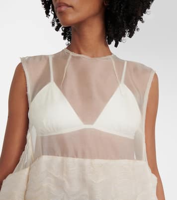Blair linen and silk-blend minidress | Khaite