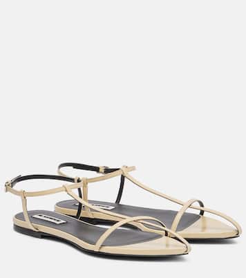 Sandalen aus Leder | Jil Sander