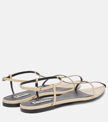 Sandalen aus Leder | Jil Sander