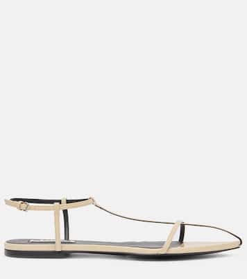 Sandalen aus Leder | Jil Sander