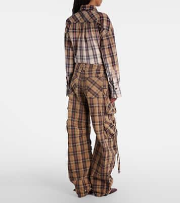 Cargohose aus Baumwollflanell | The Attico