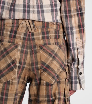 Cargohose aus Baumwollflanell | The Attico