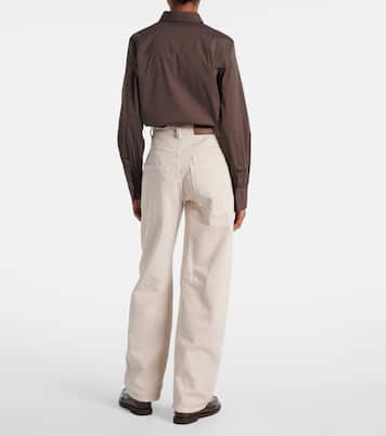 Jeans rectos de tiro alto | Brunello Cucinelli