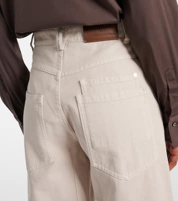 Jeans rectos de tiro alto | Brunello Cucinelli