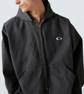 Trompe l-œil denim hoodie | Balenciaga