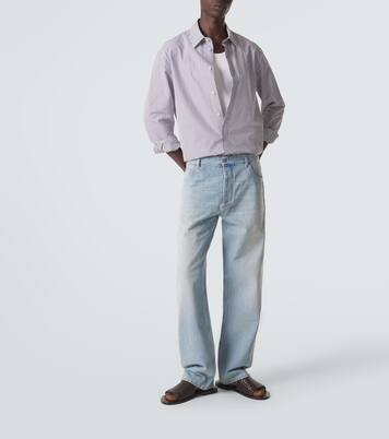Elio Intrecciato leather slides | Bottega Veneta