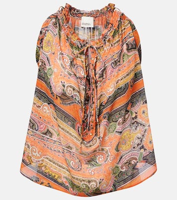 Marilou paisley silk voile top | Isabel Marant