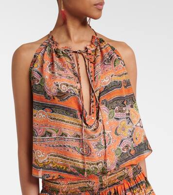 Marilou paisley silk voile top | Isabel Marant