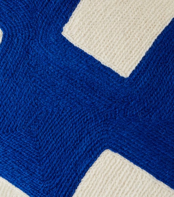 Ojai Blocks wool and cotton cushion | Jonathan Adler