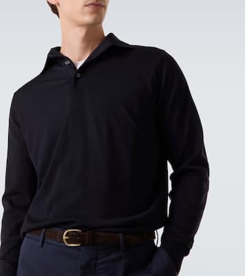 Virgin wool polo sweater | Lardini