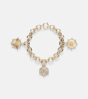 Armband Resilience and Blossom aus 18kt Gelbgold mit Diamanten | FoundRae