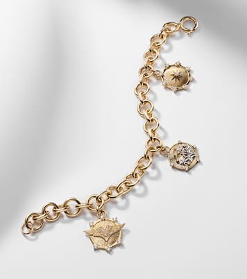 Armband Resilience and Blossom aus 18kt Gelbgold mit Diamanten | FoundRae