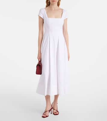 Abito midi Wells a pieghe | Staud