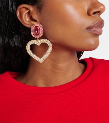 Orecchini a clip con cristalli | Magda Butrym