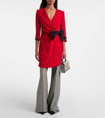 Tote Bag VSling Small aus Veloursleder mit Kristallen | Valentino Garavani