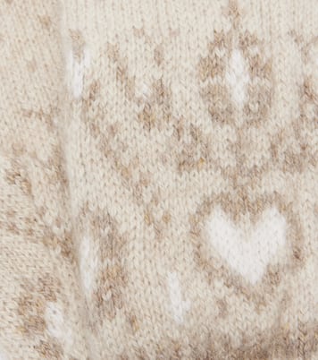 Christel cashmere mittens | Khaite