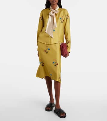 Midirock aus Seide | Marni