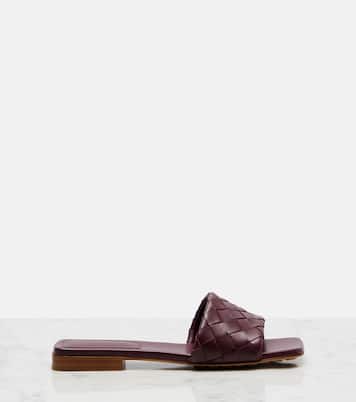 Parco Intrecciato leather slides | Bottega Veneta