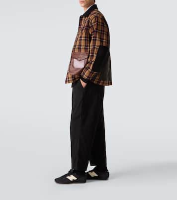 x New Balance 471 suede-trimmed sneakers | Junya Watanabe