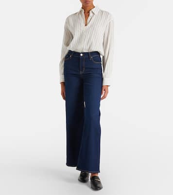 High-Rise Wide-Leg Jeans Le Slim | Frame