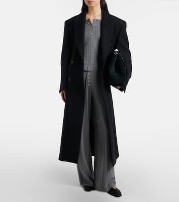 Pointelle cotton Henley shirt | Leset