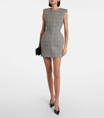 Minikleid aus einem Wollgemisch | Mugler