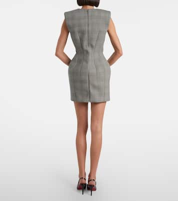Minikleid aus einem Wollgemisch | Mugler