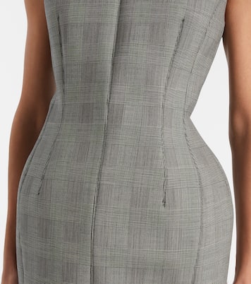 Minikleid aus einem Wollgemisch | Mugler