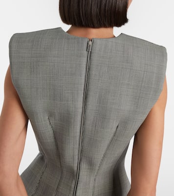 Minikleid aus einem Wollgemisch | Mugler