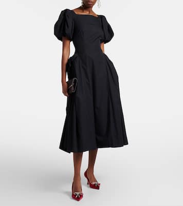 Auria 70 embellished satin pumps | Jimmy Choo