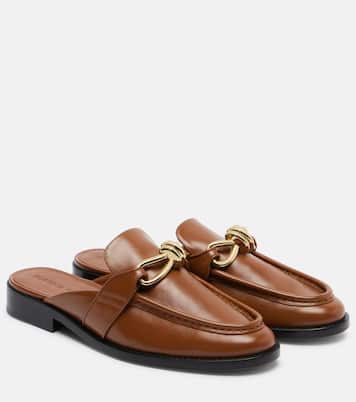 Astaire Knot leather mules | Bottega Veneta