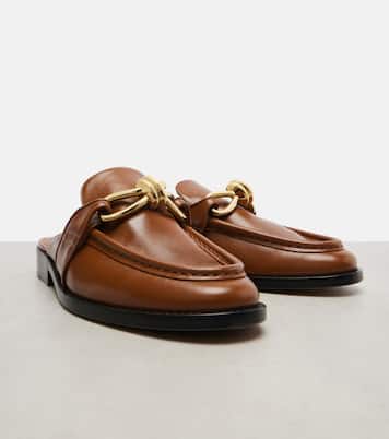 Astaire Knot leather mules | Bottega Veneta
