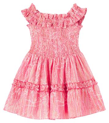 Amber printed cotton-blend dress | Poupette St Barth Kids