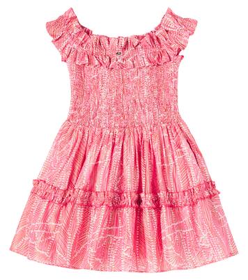 Amber printed cotton-blend dress | Poupette St Barth Kids
