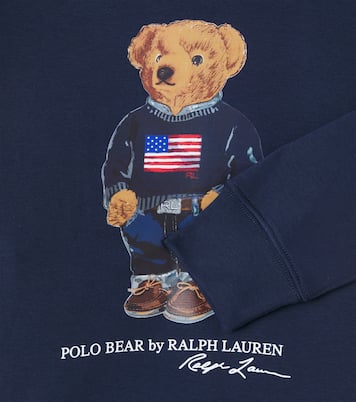 Polo Bear cotton-blend hoodie | Polo Ralph Lauren Kids