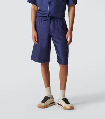 Silk satin bermuda shorts | Dolce&Gabbana