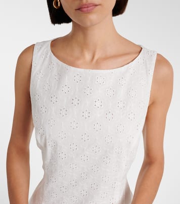 Olivia broderie anglaise top  | Faithfull