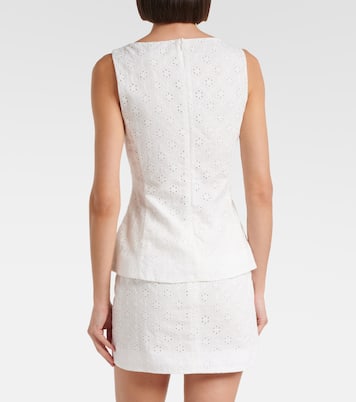 Olivia broderie anglaise top  | Faithfull