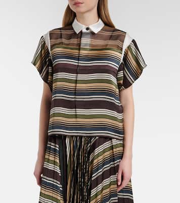 条纹上衣 | Sacai