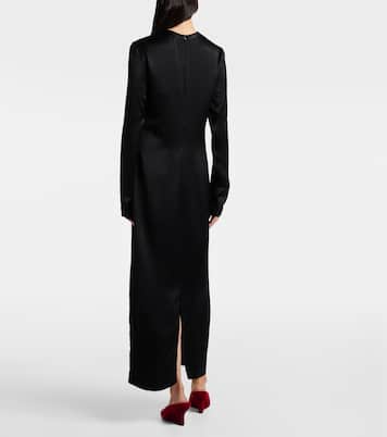 Maxikleid aus Satin | Toteme