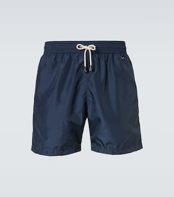 Short de bain en satin | Rubinacci