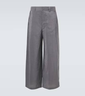 Silk-blend barrel-leg pants | Lemaire