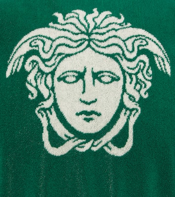 Peignoir Medusa en jacquard de coton | Versace Home