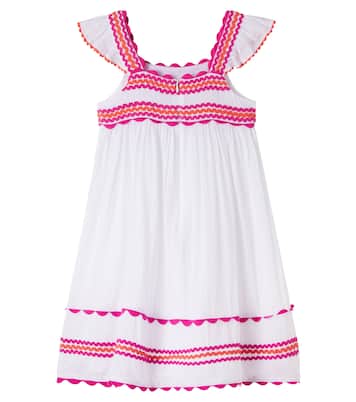 Crochet-trimmed cotton dress | Tartine et Chocolat