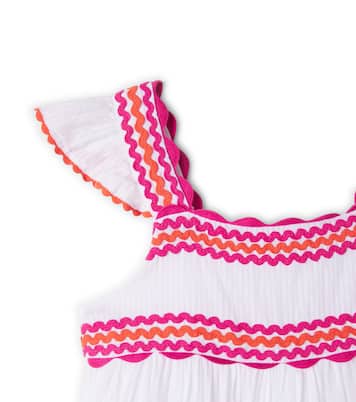 Crochet-trimmed cotton dress | Tartine et Chocolat