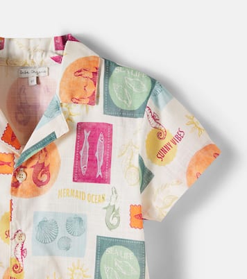 Bedrucktes Hemd Luka aus Baumwolle | Bebe Organic