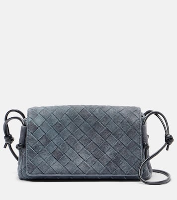 Crossbody Bag Notturno aus Veloursleder | Bottega Veneta