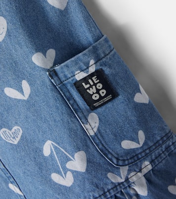 Angelica printed denim dress | Liewood