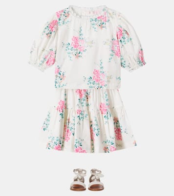 Floral cotton top | C'era Una Volta